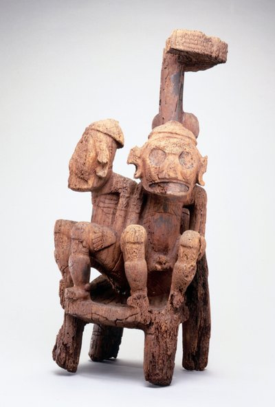 Zemi with twin figures by Taino Culture